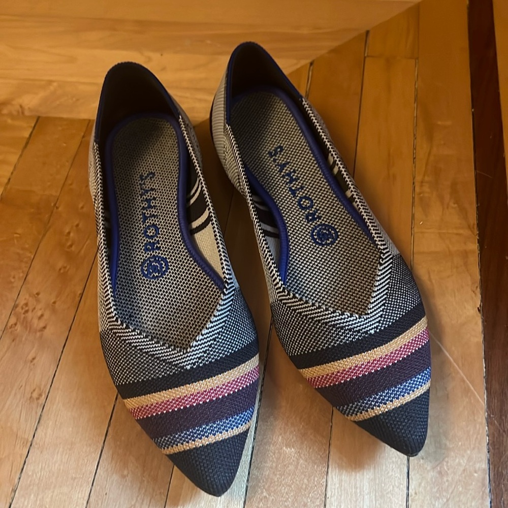 Rothy's Inverse Stripe Point 8